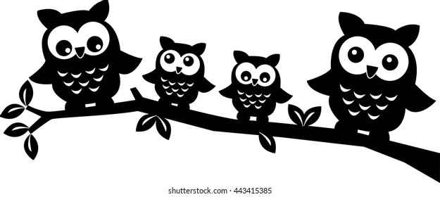 12,101 Owl family Images, Stock Photos & Vectors | Shutterstock