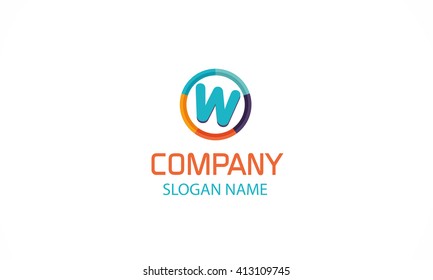 sweet logo letter W