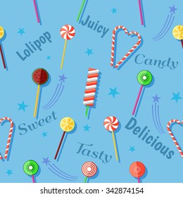 Sweet lolipop celebration design