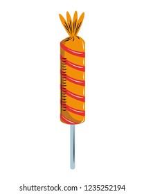 Sweet lollipop candy