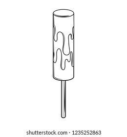 Sweet lollipop candy
