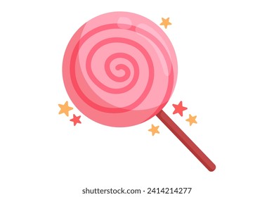 Sweet Lollipop Decor Sticker Design