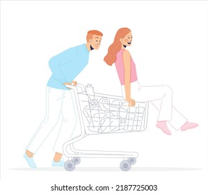 Sweet Love and Dating Illustration Featuring Romantic Couples, Heart Elements, and Warm Emotions