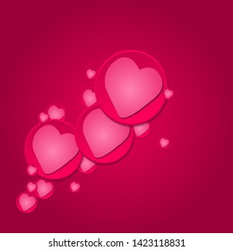 Sweet love Valentines day backgrounds design