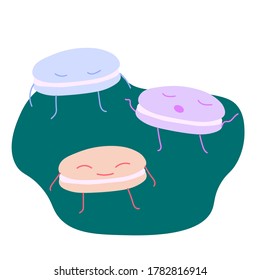 the sweet macaron days are very happy