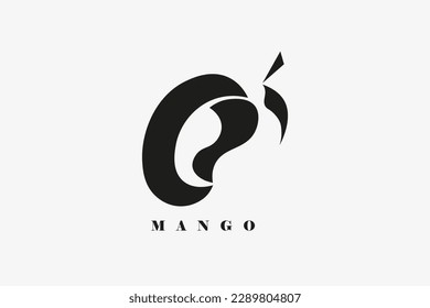 sweet mango fruit vector illustration logo icon