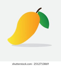 Aislado de mango dulce sobre blanco