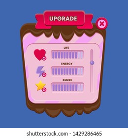 Sweet Mania Game Interface Upgrages