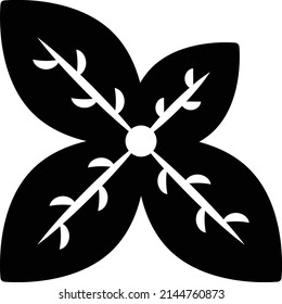 Sweet marjoram vector icon design, Condiments and Spices symbol, Food cooking ingredients Sign, Herbs and table sauce stock illustration, Oregano Leaves Concept,