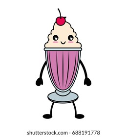 sweet milkshake design 