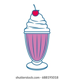 sweet milkshake design