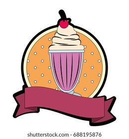 sweet milkshake design