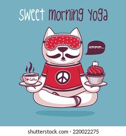 Sweet morning yoga