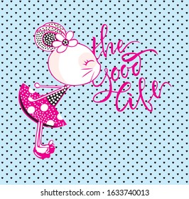sweet mouse with flower buckle