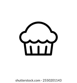sweet muffin, cupcake icon design
