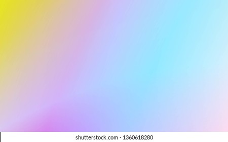 Sweet Multicolor Blurred Background. For Abstract Modern Screen Design For Mobile App. Vector Illustration