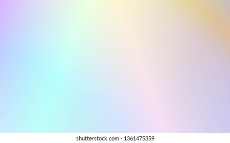 Sweet Multicolor Blurred Background. For Abstract Modern Screen Design For Mobile App. Vector Illustration