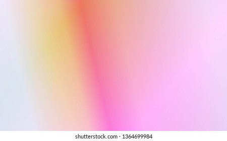 Sweet Multicolor Blurred Background. For Abstract Modern Screen Design For Mobile App. Vector Illustration