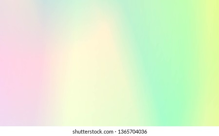 Sweet Multicolor Blurred Background. For Abstract Modern Screen Design For Mobile App. Vector Illustration