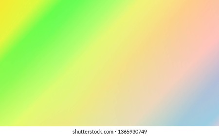Sweet Multicolor Blurred Background. For Abstract Modern Screen Design For Mobile App. Vector Illustration