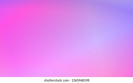 Sweet Multicolor Blurred Background. For Abstract Modern Screen Design For Mobile App. Vector Illustration