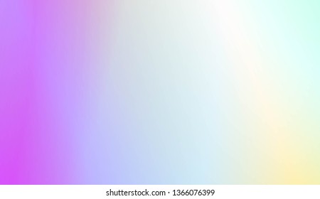 Sweet Multicolor Blurred Background. For Abstract Modern Screen Design For Mobile App. Vector Illustration