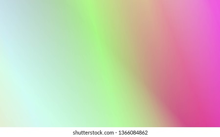 Sweet Multicolor Blurred Background. For Abstract Modern Screen Design For Mobile App. Vector Illustration