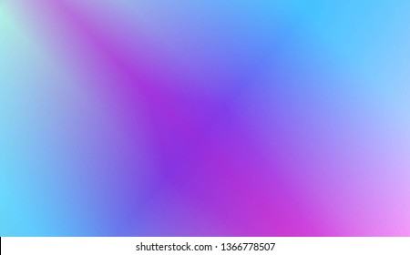 Sweet Multicolor Blurred Background. For Abstract Modern Screen Design For Mobile App. Vector Illustration