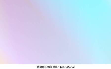 Sweet Multicolor Blurred Background. For Abstract Modern Screen Design For Mobile App. Vector Illustration