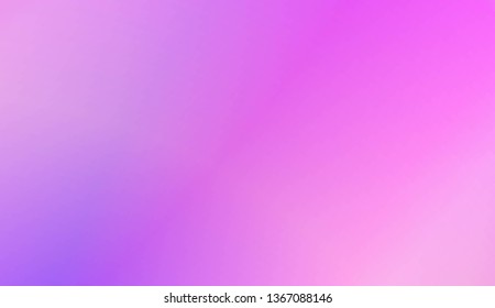 Sweet Multicolor Blurred Background. For Abstract Modern Screen Design For Mobile App. Vector Illustration