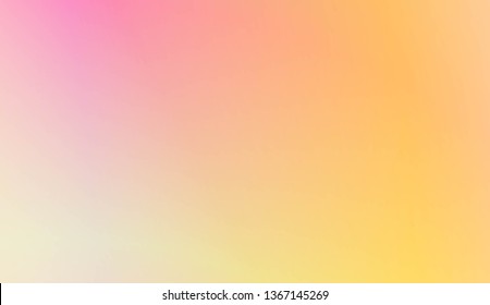 Sweet Multicolor Blurred Background. For Abstract Modern Screen Design For Mobile App. Vector Illustration