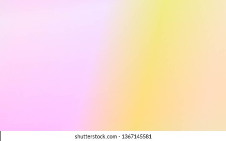 Sweet Multicolor Blurred Background. For Abstract Modern Screen Design For Mobile App. Vector Illustration