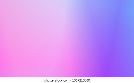 Sweet Multicolor Blurred Background. For Abstract Modern Screen Design For Mobile App. Vector Illustration