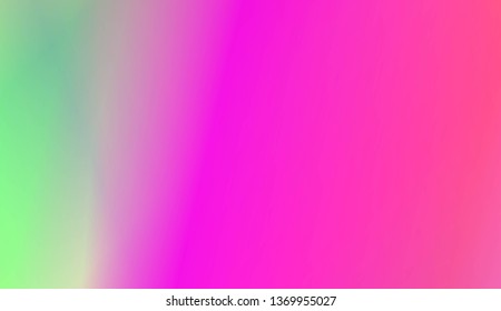 Sweet Multicolor Blurred Background. For Abstract Modern Screen Design For Mobile App. Vector Illustration