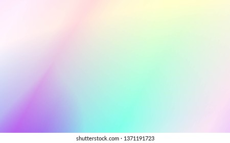 Sweet Multicolor Blurred Background. For Abstract Modern Screen Design For Mobile App. Vector Illustration