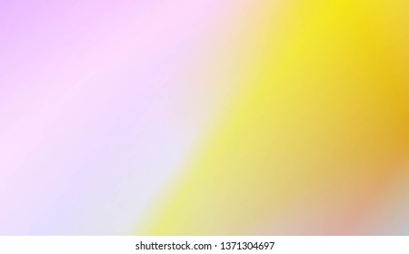 Sweet Multicolor Blurred Background. For Abstract Modern Screen Design For Mobile App. Vector Illustration