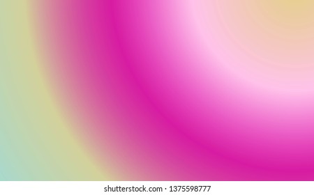 Sweet Multicolor Blurred Background. For Bright Website Banner, Invitation Card, Scree Wallpaper. Vector Illustration.