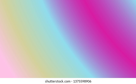 Sweet Multicolor Blurred Background. For Bright Website Banner, Invitation Card, Scree Wallpaper. Vector Illustration.