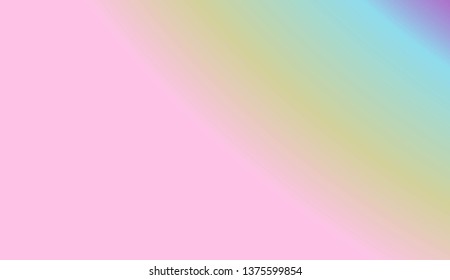 Sweet Multicolor Blurred Background. For Bright Website Banner, Invitation Card, Scree Wallpaper. Vector Illustration.