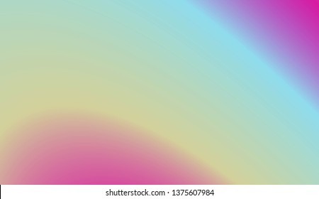 Sweet Multicolor Blurred Background. For Bright Website Banner, Invitation Card, Scree Wallpaper. Vector Illustration.