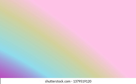 Sweet Multicolor Blurred Background. For Bright Website Banner, Invitation Card, Scree Wallpaper. Vector Illustration.