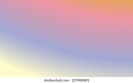Sweet Multicolor Blurred Background. For Bright Website Banner, Invitation Card, Scree Wallpaper. Vector Illustration.
