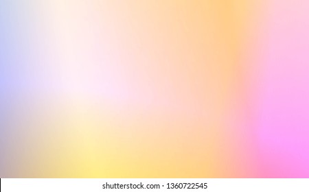 Sweet Multicolor Blurred Background. For Cover Page, Poster, Banner Of Websites. Vector Illustration