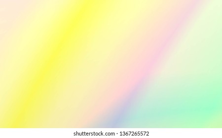 Sweet Multicolor Blurred Background. For Cover Page, Poster, Banner Of Websites. Vector Illustration