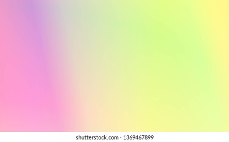 Sweet Multicolor Blurred Background. For Cover Page, Poster, Banner Of Websites. Vector Illustration