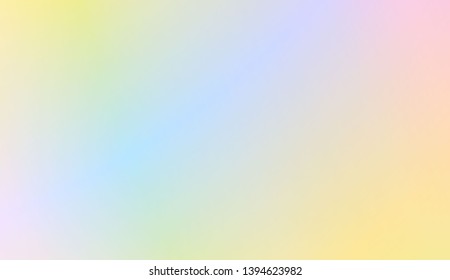 Sweet Multicolor Blurred Background. For Elegant Pattern Cover Book. Vector Illustration