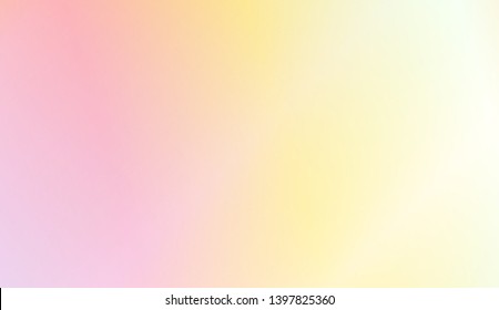 Sweet Multicolor Blurred Background. For Elegant Pattern Cover Book. Vector Illustration