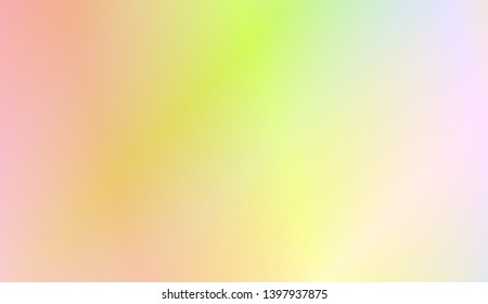 Sweet Multicolor Blurred Background. For Elegant Pattern Cover Book. Vector Illustration