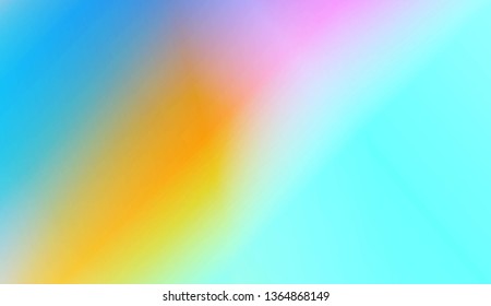 Sweet Multicolor Blurred Background. For Futuristic Ad, Booklets. Vector Illustration