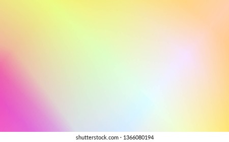 Sweet Multicolor Blurred Background. For Futuristic Ad, Booklets. Vector Illustration